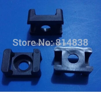 Wkooa HC-1 Schwarz Sattel Typ Halterung Für 5,2mm Kunststoff Kabelbinder