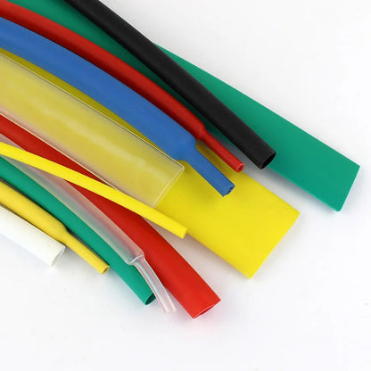 1M1,6/2,4/3,2/4,8/6,4/7,9/9,5/12,7/15 mm doppelwandiger Schrumpfschlauch, Verhältnis 3:1, mit Klebeschlauch ausgekleidet, mit Kleber, Wickeldraht, Kabelset