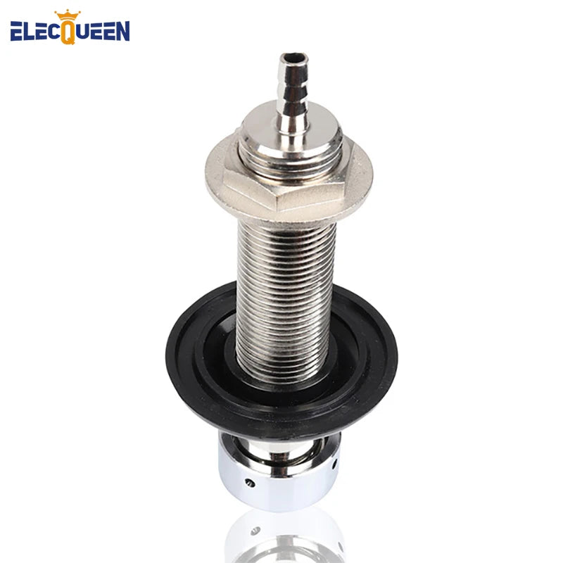 Bier Wasserhahn Schaft 100mm Mit Nippel Kupfer Nickel Beschichtung, Lange Bier Nippel Schaft Brauen Bier Abgabe
