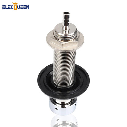 Bier Wasserhahn Schaft 100mm Mit Nippel Kupfer Nickel Beschichtung, Lange Bier Nippel Schaft Brauen Bier Abgabe