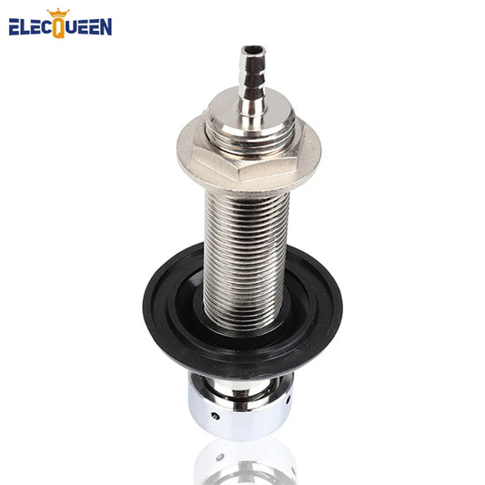 Bier Wasserhahn Schaft 100mm Mit Nippel Kupfer Nickel Beschichtung, Lange Bier Nippel Schaft Brauen Bier Abgabe