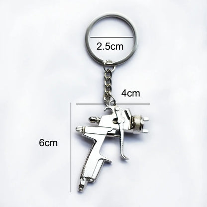Metall Neue Wasser Pistole schlüsselbund Auto waschen werkzeuge Hochdruck wasser pistole modell Schlüssel kette Party geschenk Anhänger schlüssel Ring k2011