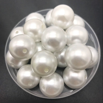 4mm-20mm Weiß Elfenbein Imitation Perlen Runde Perle Spacer Lose Perlen DIY Schmuck Machen Halskette Armband Ohrringe zubehör