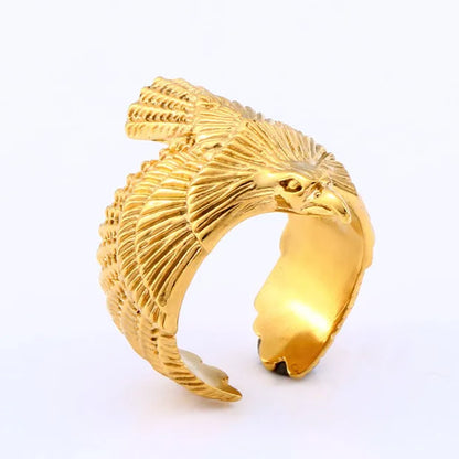 BEIER 2017 Einzigartige Schmuck Edelstahl Biker Adler Ring Mann Hohe Qualität USA Freien Tier Jewerly BR8-299