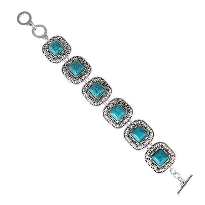 LOVBEAFAS Mode Ethnische Böhmische Armbänder & Armreifen Für Frauen Rot Blau Stein Vintage Strand Boho Einstellbare Armbänder Schmuck