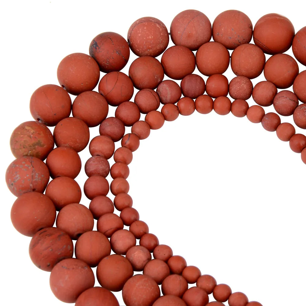 Polnische runde, mattierte Tigerauge, Türkise, Achate, Natursteinperlen, Amazonit, lose Perlen für die Herstellung von Armbandschmuck