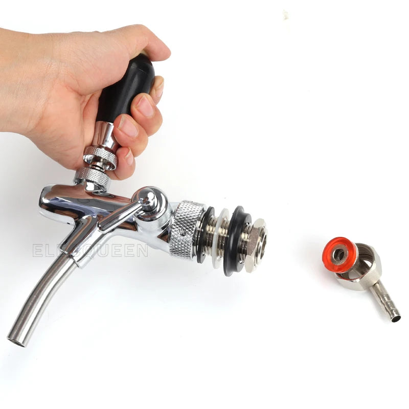 Bier tap wasserhahn Einstellbar Wasserhahn mit chrom überzug Flow Control bier wasserhahn Homebrew, der tap