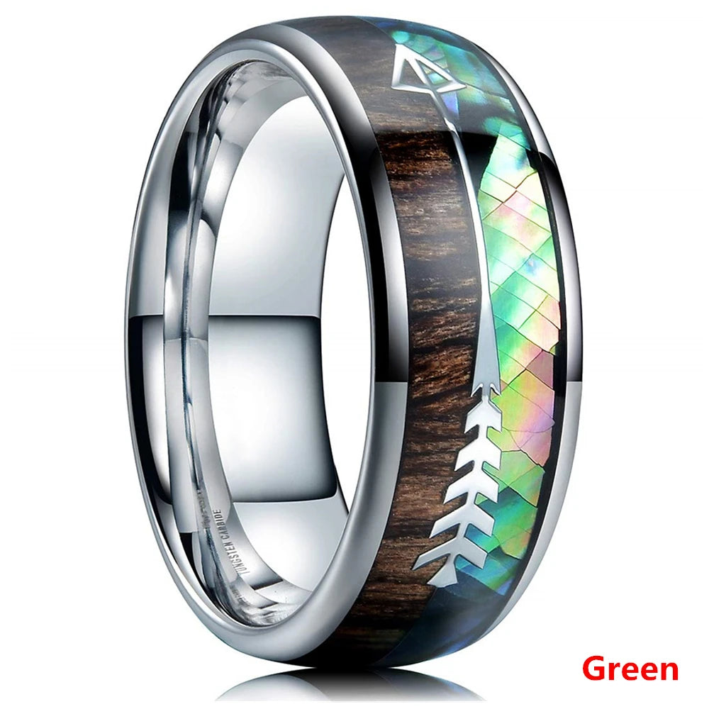 Mode Wikinger Baum des Lebens Edelstahl Abalone Muschel ringe für Männer Odin Norse Wikinger Runen ringe Retro Amulett Schmuck Geschenk