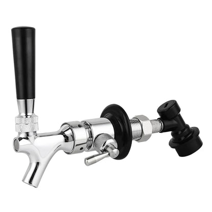 Hause Brauen Bier Tap Wasserhahn mit Flow Control Ventil, UNS Standard Fassbier Wasserhähne Einstellbare Fass Spender Ball Lock Trennen Kit