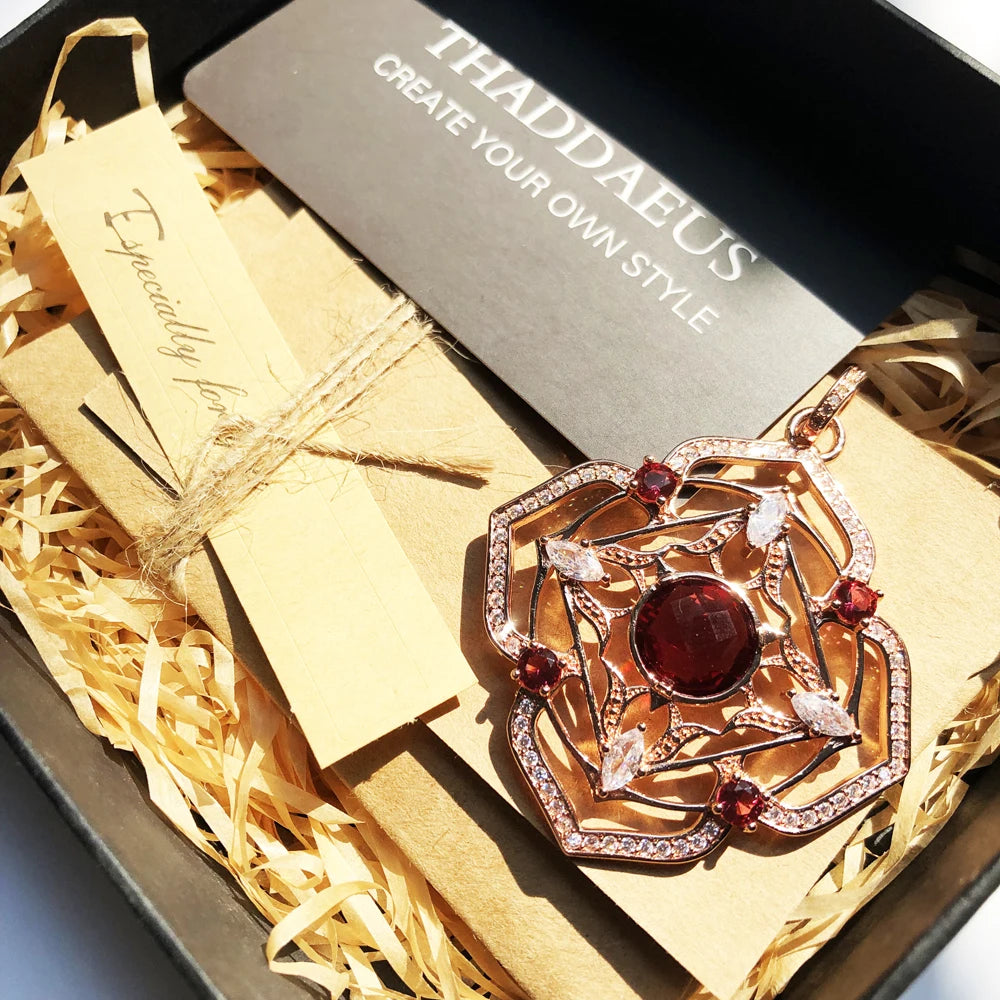 Anhänger Splenic Root Herz Third-Eye Throat Chakra Lotus Karma Wheel, brandneuer Vintage-Schmuck Bijoux Geschenk für Frau Mädchen Männer