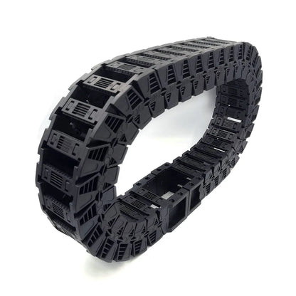 1 Meter 50 Serie Hochgeschwindigkeits-Stumm schaltung Drag Chain Draht träger kabel Kunststoff-Übertragungs brücke Typ geöffnet beidseitig heißer Verkauf