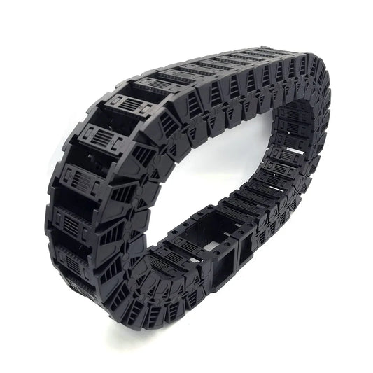 1 Meter 50 Serie Hochgeschwindigkeits-Stumm schaltung Drag Chain Draht träger kabel Kunststoff-Übertragungs brücke Typ geöffnet beidseitig heißer Verkauf