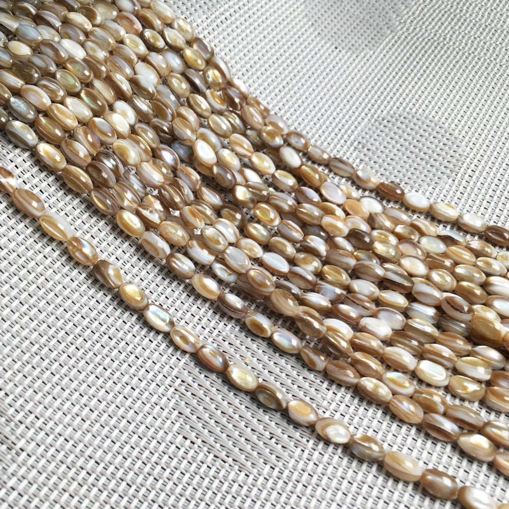 Natürliche shell perlen unregelmäßige form Punch lose perlen isolation bead für Schmuck Machen DIY für armband halskette Zubehör
