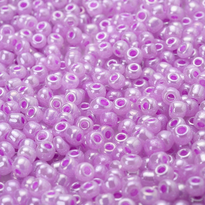 300 Stück 3 mm Österreich-Kristall-Mix, lila tschechische Glassamen-Abstandsperlen für DIY-Schmuckherstellung, Armband, Halskette, Zubehör