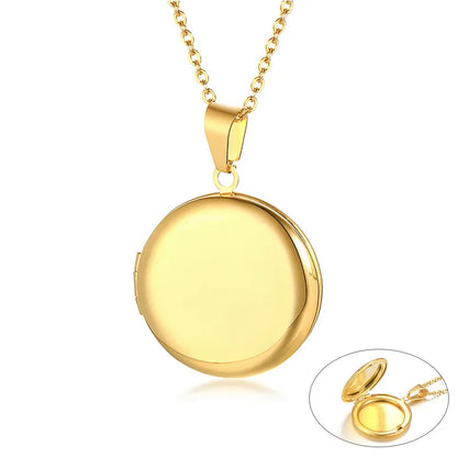Zarte florale ovale Herz-Medaillon-Anhänger-Halsketten für Frauen, Edelstahl-Fotorahmen, Versprechen, Liebe, Andenken, Geschenk