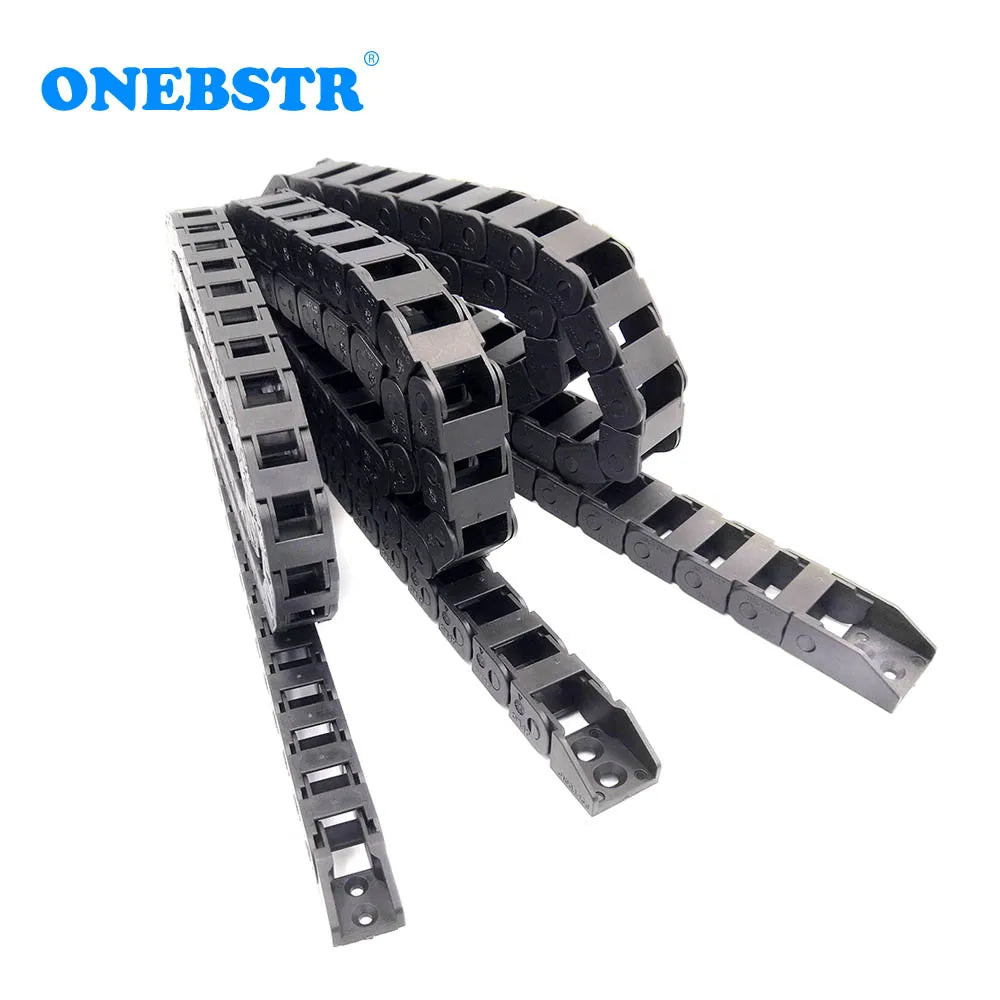 JFLO 1 Meter 10x10 10x15 10x20 Drahtträgerkabel Drag Chain Bridge Nicht öffnend mit Endverbinder Tanks Schleppleine、
