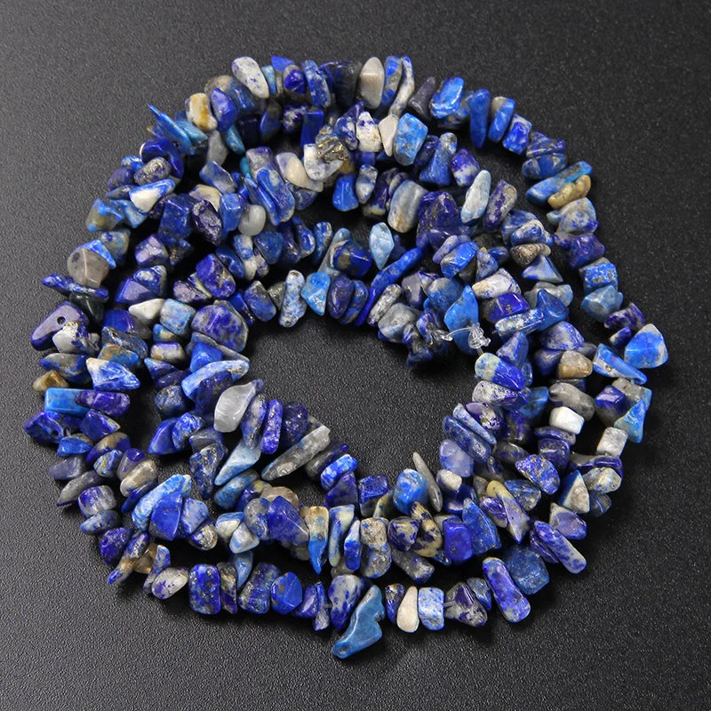 Natürliche Kies Stein Perlen Lapis Lazuil Bostwana Sodalith Chips Perle für Halskette Ohrringe Armbänder Schmuck Kette Perlen 3-5mm