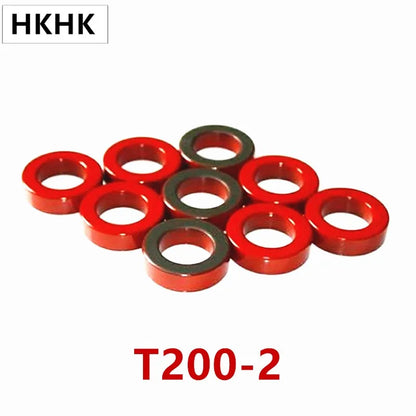 T200 Eisenpulverkerne T200-2 OD*ID*HT 51*31*14,5 mm 12nH/N2 10uo Eisenstaubkern Ferrit-Toroidkernbeschichtung Rotgrau AG