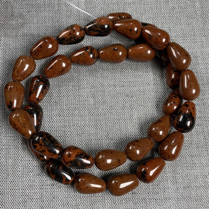 33 teile/los Natürliche Achate Perlen Runde Wasser Tropfen Form Lose Perlen für Die DIY Halskette Armbänder Länge 40cm Größe 8x12mm