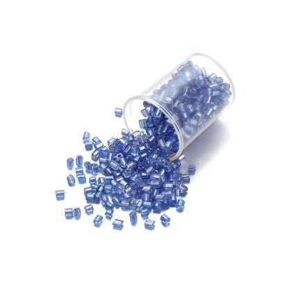 1000/1800 Stück 2 mm sechseckige tschechische Glas zylindrische lose kleine Samennadelperlen für DIY-Armbänder, Halsketten, Schmuckherstellung