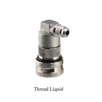 Edelstahl-Kugelverriegelung zum Trennen von selbstgebrauten Bierfass, Schnellkupplung, Corny Keg Dispenser, Gas/Flüssigkeit, 1/4 Zoll Stange und 1/4 Zoll MFL