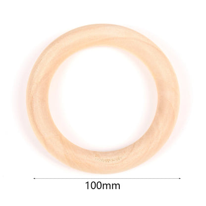 4-50mm 1-1000 Stück natürliche Holzperlen runde Abstandshalter Holzperle bleifreie Kugeln Charms DIY für Schmuckherstellung handgefertigte Accessoires