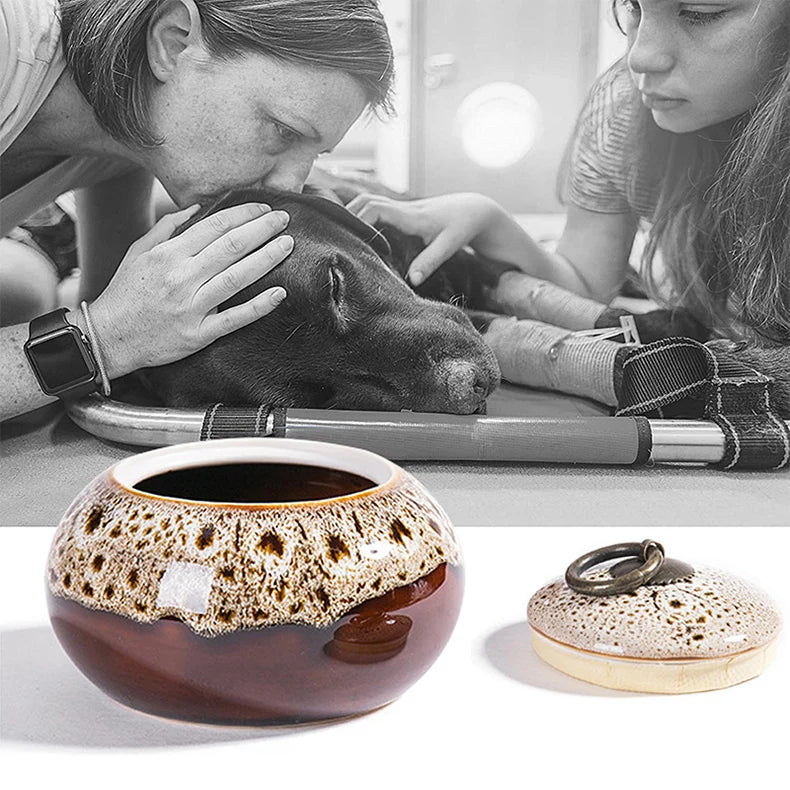 Handmade Ceramic Pet Urn for Small Dogs, Cats, Rabbits, Small Animals, Memorial, Cremation, Ashes, Burial, Funeral, Urn, Keepsake