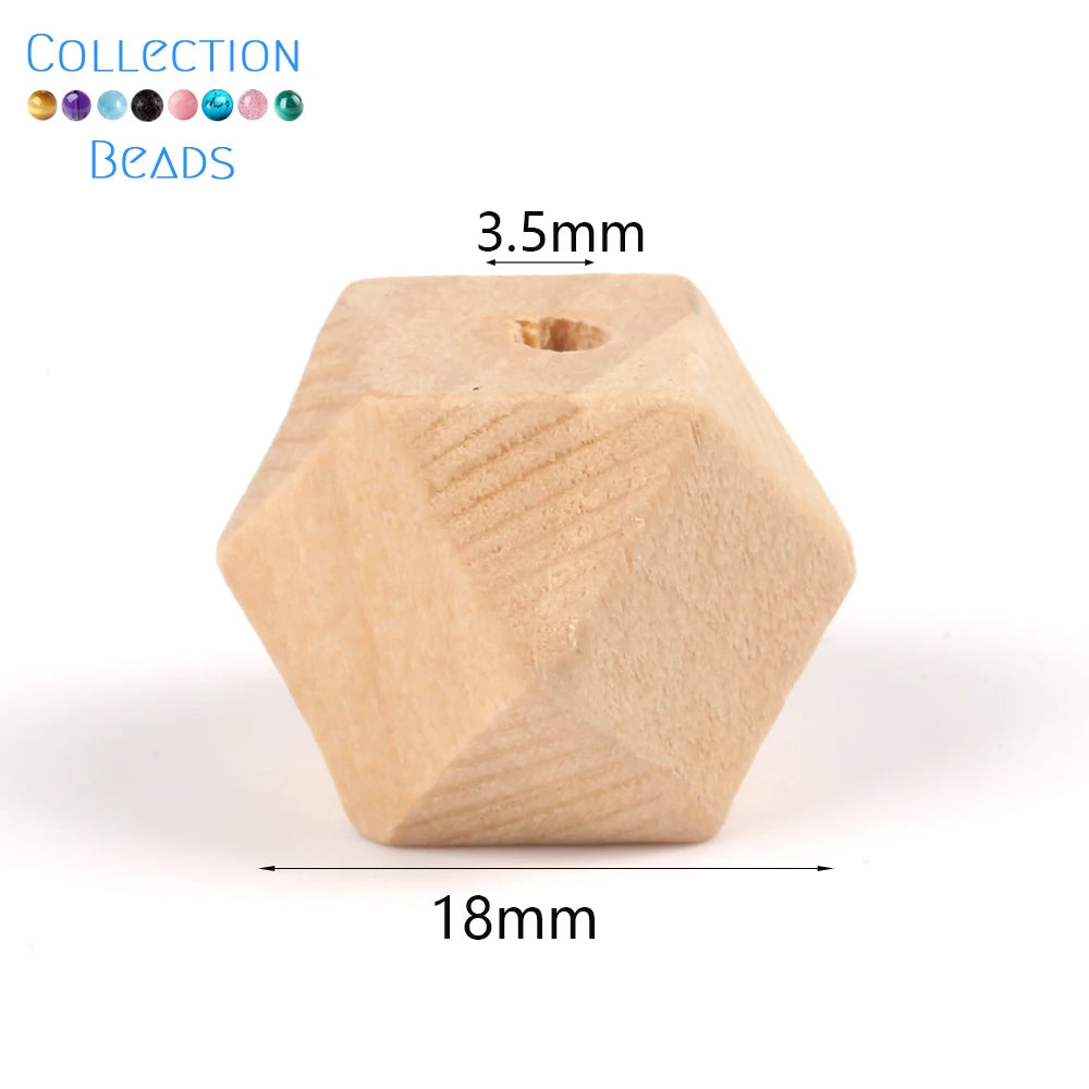 4-50mm 1-1000 Stück natürliche Holzperlen runde Abstandshalter Holzperle bleifreie Kugeln Charms DIY für Schmuckherstellung handgefertigte Accessoires