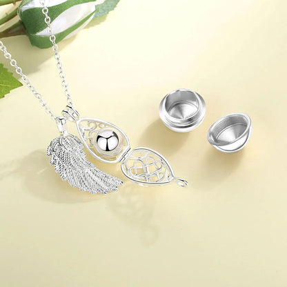 EUDORA Urne Feuerbestattung Anhänger 14mm Celtic Festival Käfig Stift Medaillon Asche Halter Andenken Kapsel Halskette Hohl Ball DIY Schmu