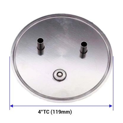 4 "Tri Clamp (119mm OD) ball Lock Konvertieren Deckel mit Gas Post Bier Post PRV 60cm Silikon Schlauch Homebrew Fass Ausrüstung