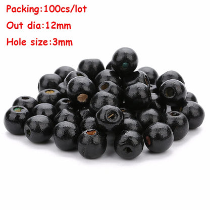 Louleur Hohe Qualität Vintage Natürliche Große Loch Holz Perlen Für Halskette Armband Charms für Diy Schmuck Machen Haar Zubehör