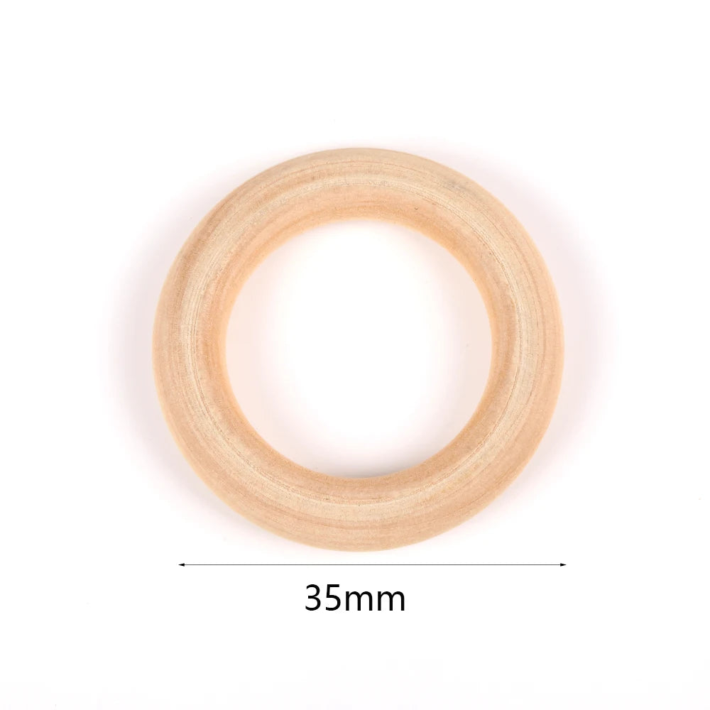 4-50mm 1-1000 Stück natürliche Holzperlen runde Abstandshalter Holzperle bleifreie Kugeln Charms DIY für Schmuckherstellung handgefertigte Accessoires