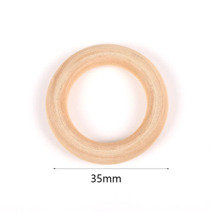 4-50mm 1-1000 Stück natürliche Holzperlen runde Abstandshalter Holzperle bleifreie Kugeln Charms DIY für Schmuckherstellung handgefertigte Accessoires