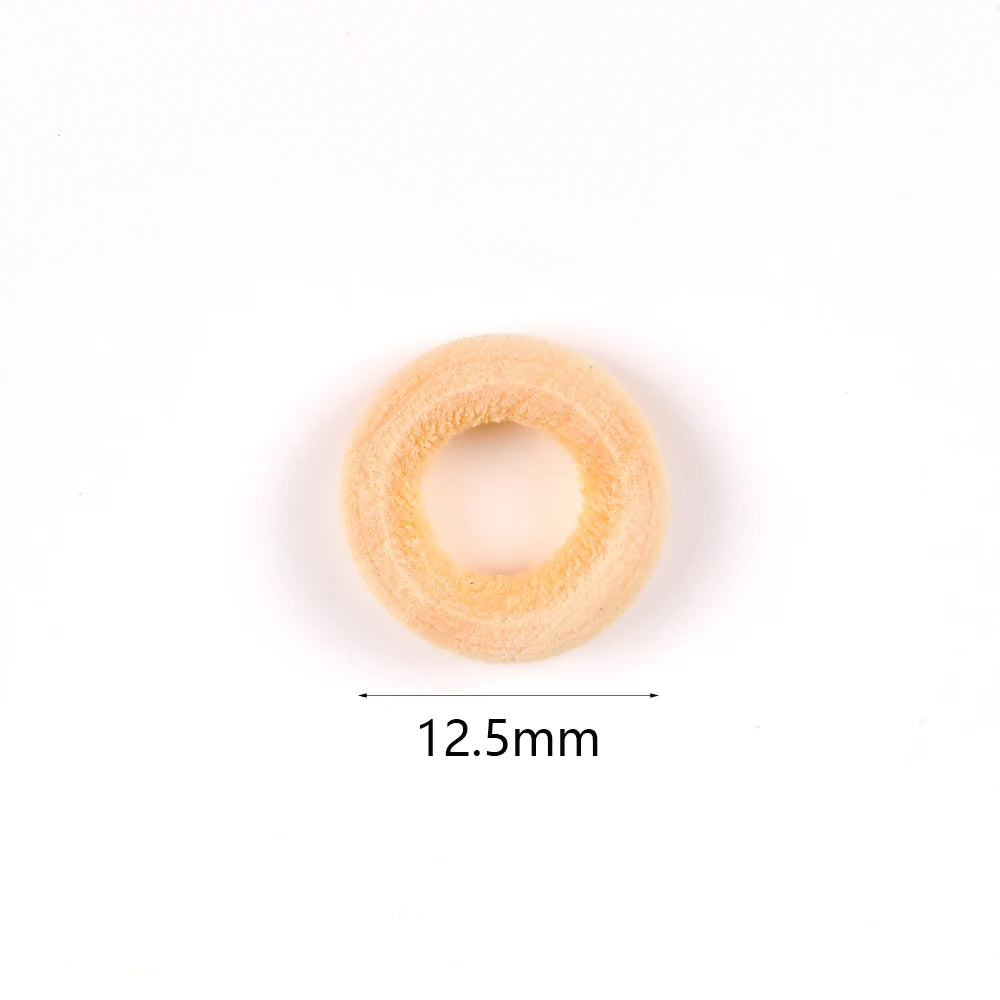 4-50mm 1-1000 Stück natürliche Holzperlen runde Abstandshalter Holzperle bleifreie Kugeln Charms DIY für Schmuckherstellung handgefertigte Accessoires