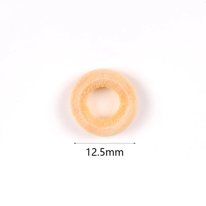 4-50mm 1-1000 Stück natürliche Holzperlen runde Abstandshalter Holzperle bleifreie Kugeln Charms DIY für Schmuckherstellung handgefertigte Accessoires