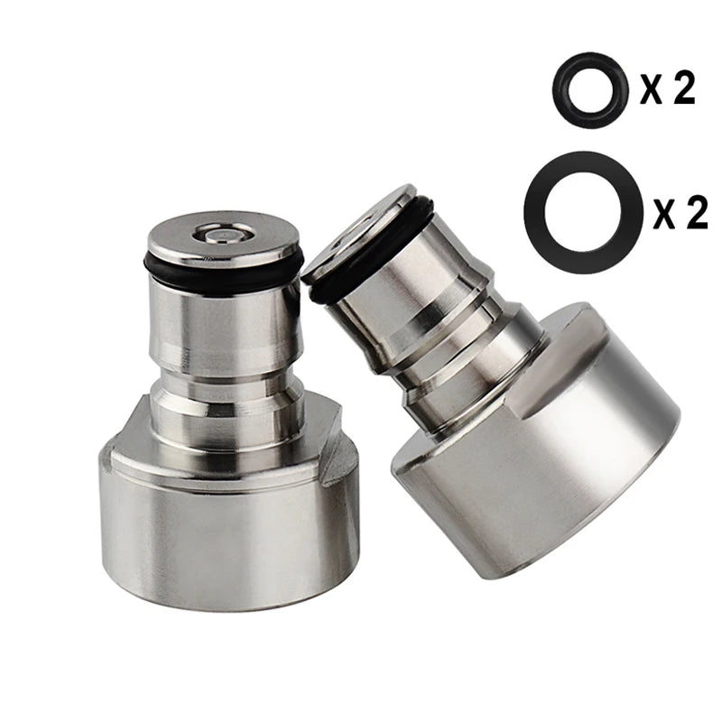 Ball Lock-Umrüstsatz, Sankey Keg-Kupplungsadapter, FPT 5/8 Gewinde, Edelstahl, Ball Lock, Schnellkupplung, Gas- und Flüssigkeitspfosten