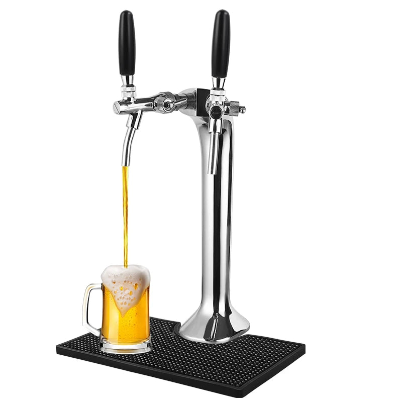 Homebrew Bier Drip Tray PVC Bar Matte, premium Arbeitsplatte Spill Matten U-Form Bar Service Trinken Matte für Bier Turm Verwenden 30,5 x17cm