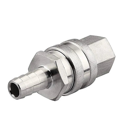1/2" NPT Bier-Schnelltrennset, 1/2" Barb 304 Edelstahl Schnelltrennset Moonshine Fitting Connectors HomeBrewing