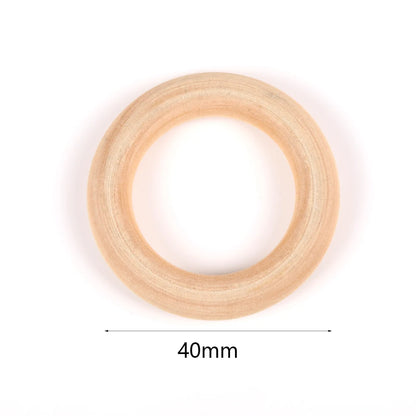 4-50mm 1-1000 Stück natürliche Holzperlen runde Abstandshalter Holzperle bleifreie Kugeln Charms DIY für Schmuckherstellung handgefertigte Accessoires