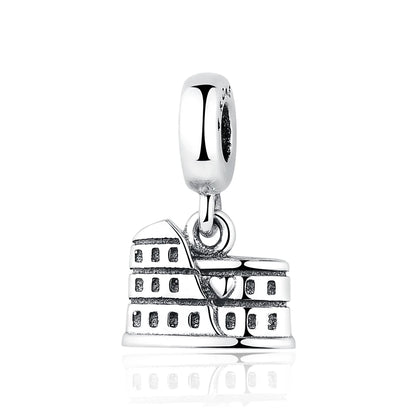 Original 100% 925 Sterling Silber Charm Bead Reise Taxi Motorrad Riesenrad Charms Fit Pandora Armbänder Frauen Diy Schmuck