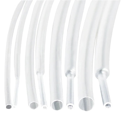 1M/5M 1mm 1,5mm 2mm 2,5mm 3mm 3,5mm 4mm 5mm 6mm 8mm Transparenter Schrumpfschlauch Schrumpfschlauchhülse