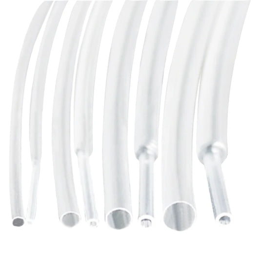 1M/5M 1mm 1,5mm 2mm 2,5mm 3mm 3,5mm 4mm 5mm 6mm 8mm Transparenter Schrumpfschlauch Schrumpfschlauchhülse