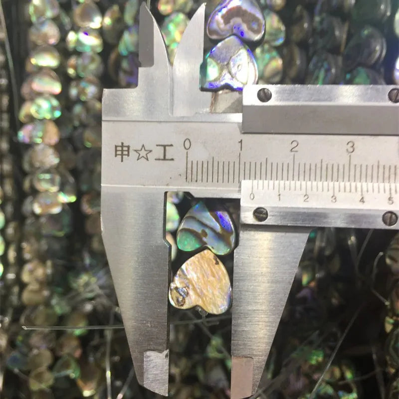 10 teile/paket 10/12/15mm Natürliche Herz Form Abalone Perle Shell Perlen Für Modeschmuck, Die Entdeckungen DIY Halskette Armband