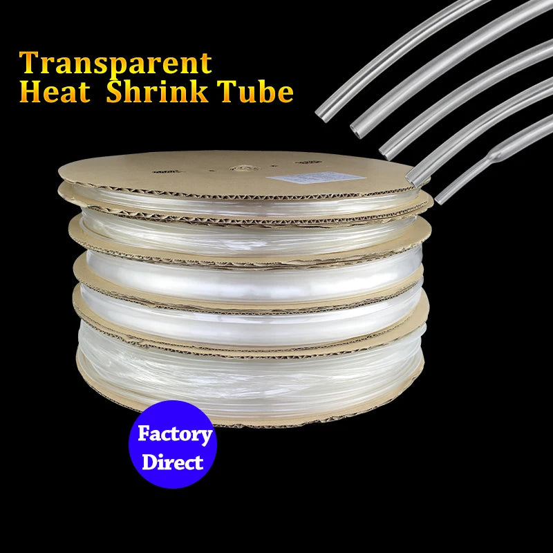 Transparent Klar Schrumpf Schlauch für usb protector Wrap Draht kits 2:1 DIY Stecker Schrumpf Schläuche Sleeving Wrap Draht kits