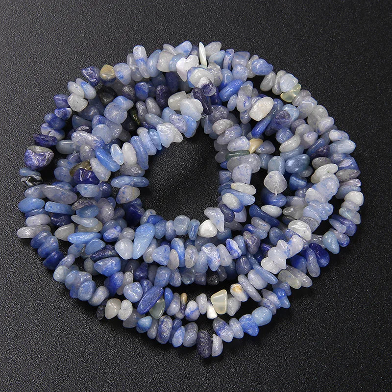 Natürliche Kies Stein Perlen Lapis Lazuil Bostwana Sodalith Chips Perle für Halskette Ohrringe Armbänder Schmuck Kette Perlen 3-5mm