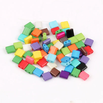 Zwei Löcher Perlen Taidian Seedbeads für Schmuck Machen DIY Armbänder Zubehör Sommer Strand Schmuck 5x5x2mm 50 teile/los