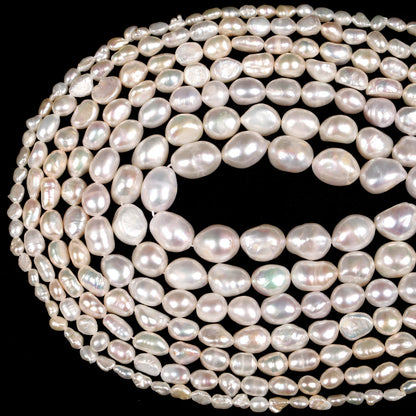 Natürliche Süßwasser perlen Perlen hochwertige unregelmäßige Form Punsch lose Perlen für Schmuck machen DIY Halskette Armband