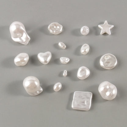 Charme Unregelmäßigen Nachahmung Barocke Perle Perlen für DIY Schmuck Machen Frauen Barock Perle Drop Ohrringe Punk Schmuck