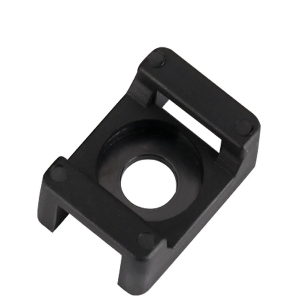 Kabelbinder Halterungen sitz festen sitz 1000 stücke Draht Buddle Sattel Typ Kunststoff Halter Weiß Schwarz Kunststoff sattel kabel montieren halter