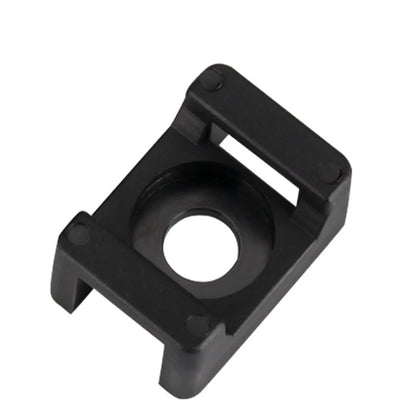 Kabelbinder Halterungen sitz festen sitz 1000 stücke Draht Buddle Sattel Typ Kunststoff Halter Weiß Schwarz Kunststoff sattel kabel montieren halter